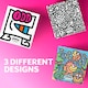 image 4 of Kleenex Tissues Mr Doodle Design Cube Limited Edition – 48 Tissues per box