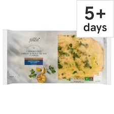 Tesco Finest Garlic & Extra Virgin Olive Oil Flatbread 200G
