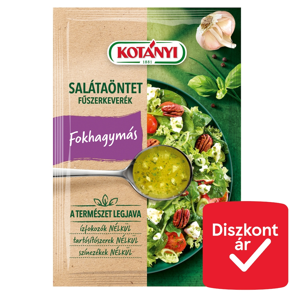 Kotányi fokhagymás salátaöntet fűszerkeverék 13 g