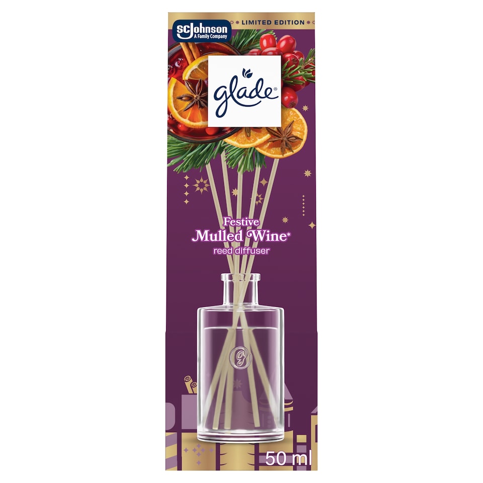 Glade Festive Mulled Wine fapálcás illatosító 50 ml