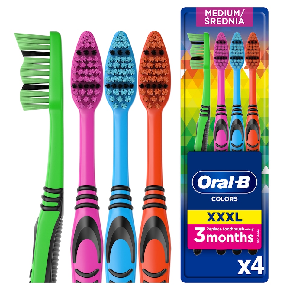 Oral-B Color Collection Manuális Fogkefe, 4 darab 1. kép