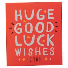 Inkdrops Good Luck Card Huge Good Luck Wishes To You!