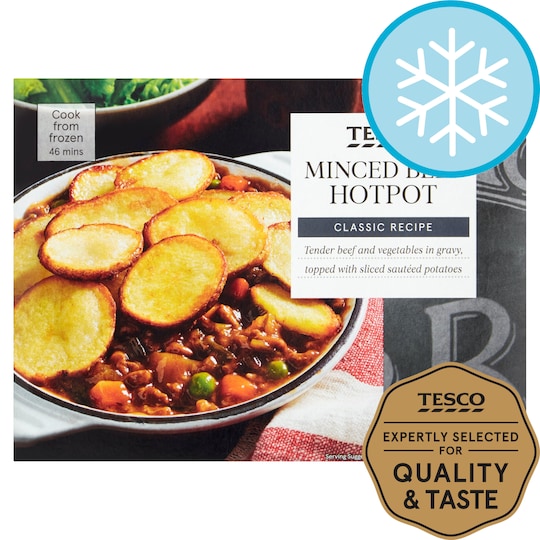 Tesco Minced Beef Hotpot 400G Tesco Groceries