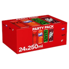 Coca-Cola Zero & Flavours Mixed Party Pack 24x250ml