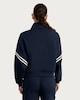 image 3 of F&F Active AFTERCLASS Side Stripe Zip Through Sweatshirt in Navy