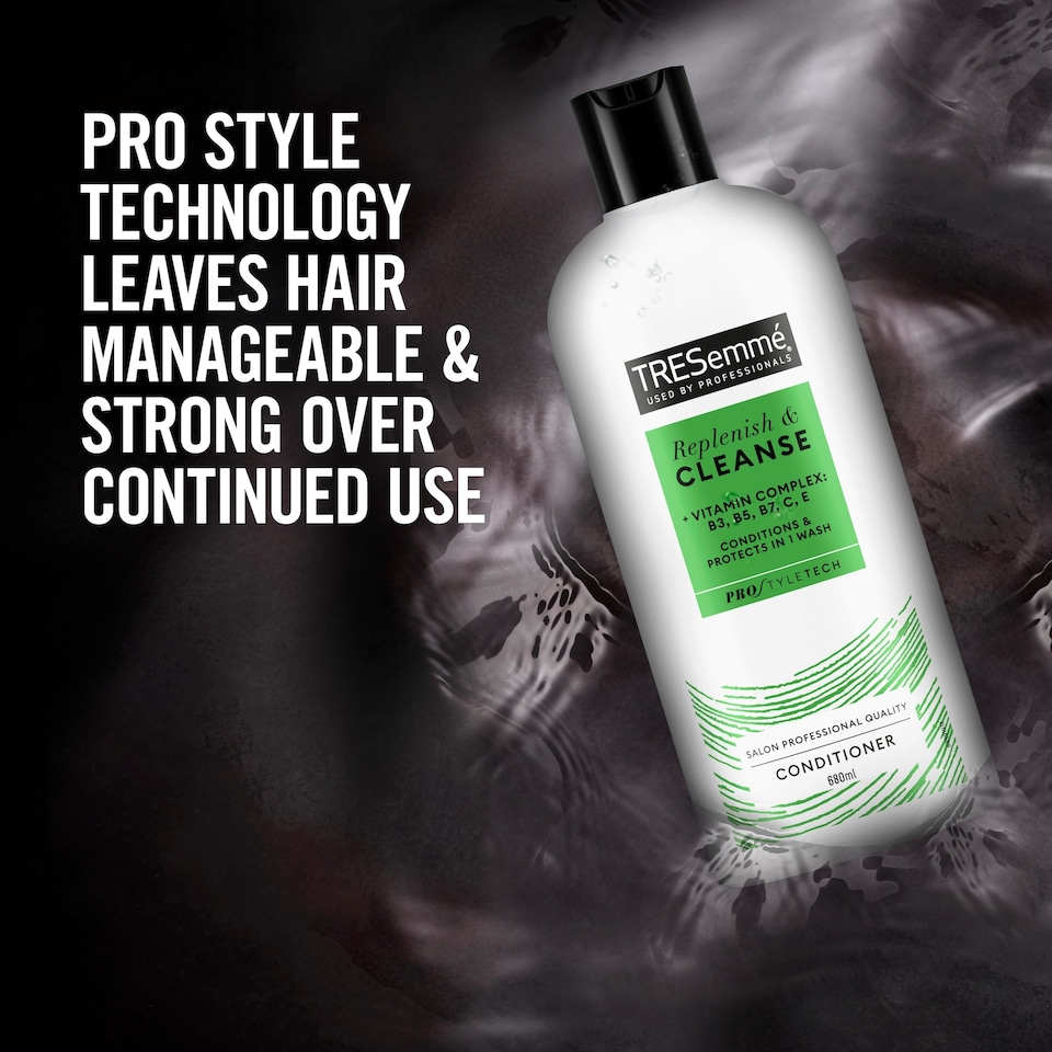 image 1 of Tresemme Replenish & Cleanse Conditioner 680ml