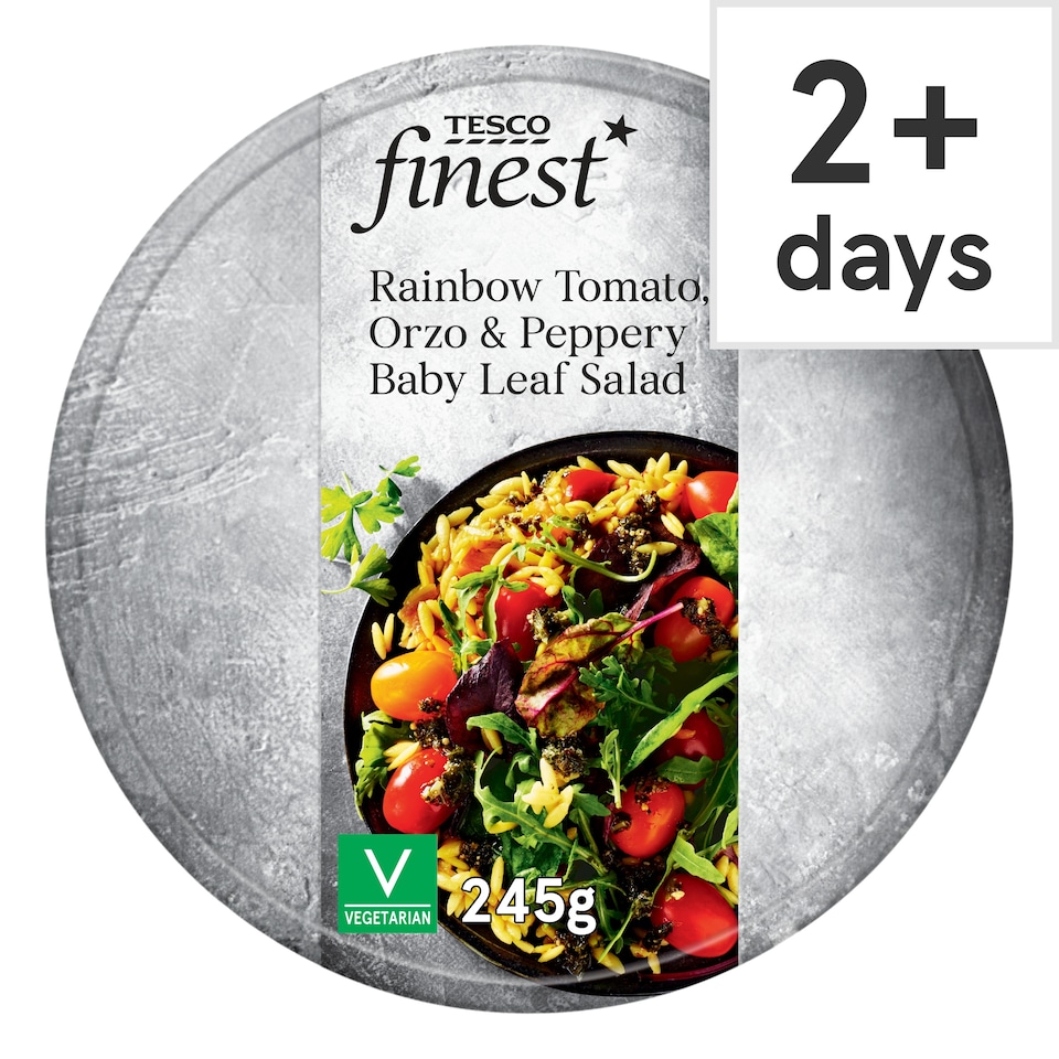 Tesco Finest Peppery Rainbow Tomato Side Salad 245g