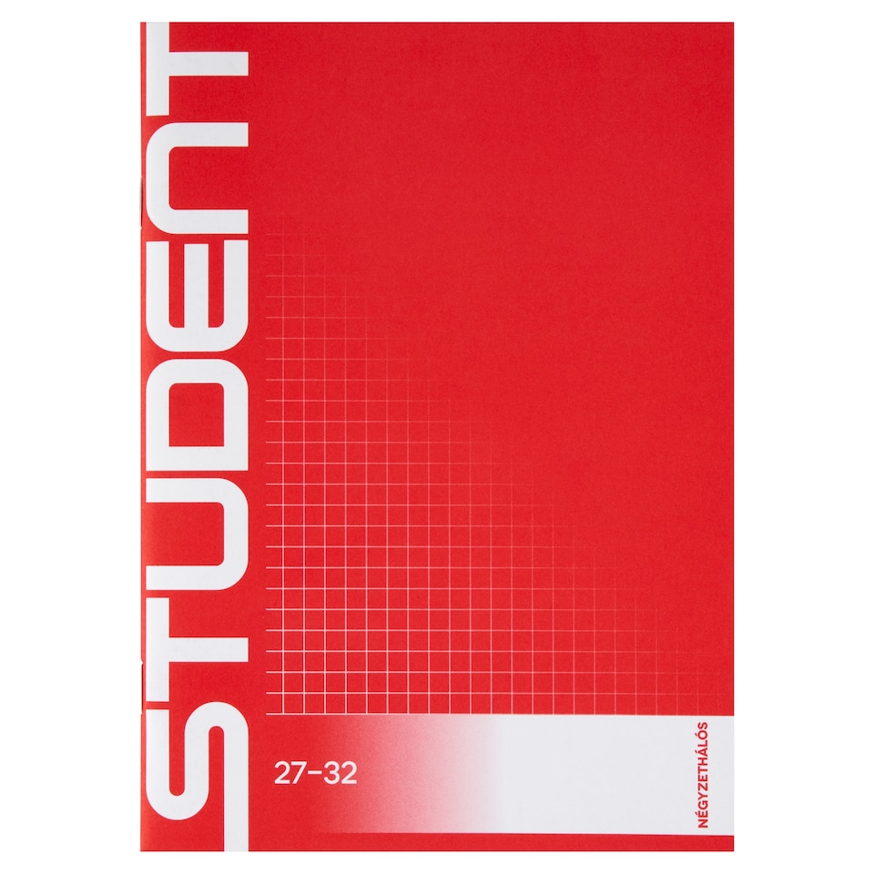 Student 27-32 négyzethálós füzet
