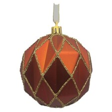 TESCO COPPER BAUBLE HANGING DECORATION