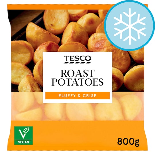 Tesco Roast Potatoes 800G Tesco Groceries