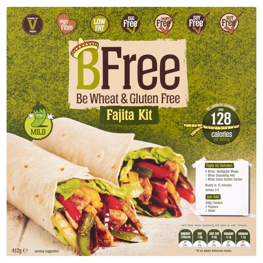 Bfree Fajita Kit Allergen Free 412G Tesco Groceries