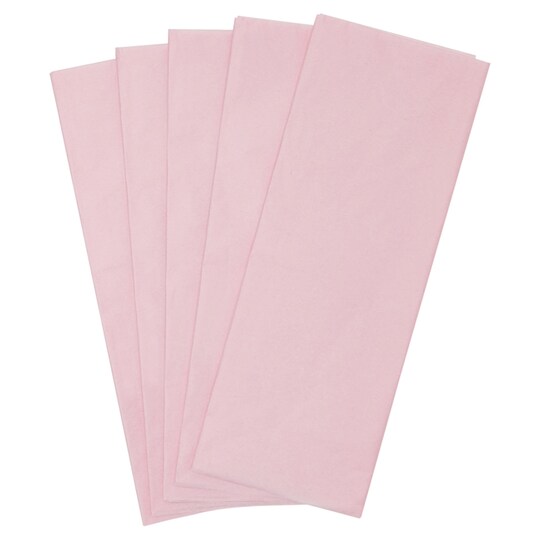 Tesco Pale Pink Tissue 5 Sheets Tesco Groceries
