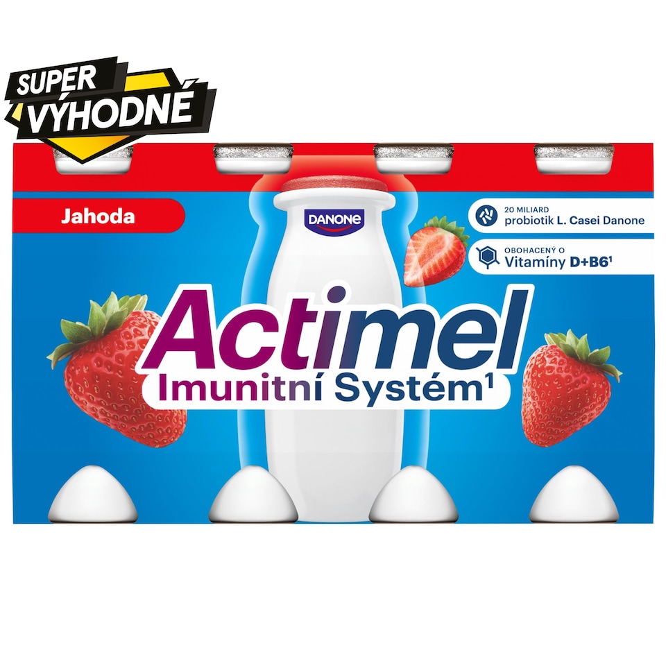 Obrázek 1 pro produkt ACTIMEL Jahoda 8x100g