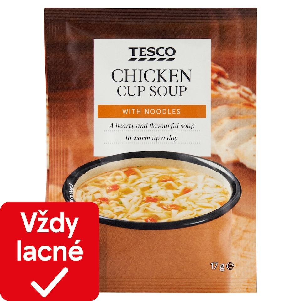 Tesco Instantná kuracia polievka s cestovinami 17 g