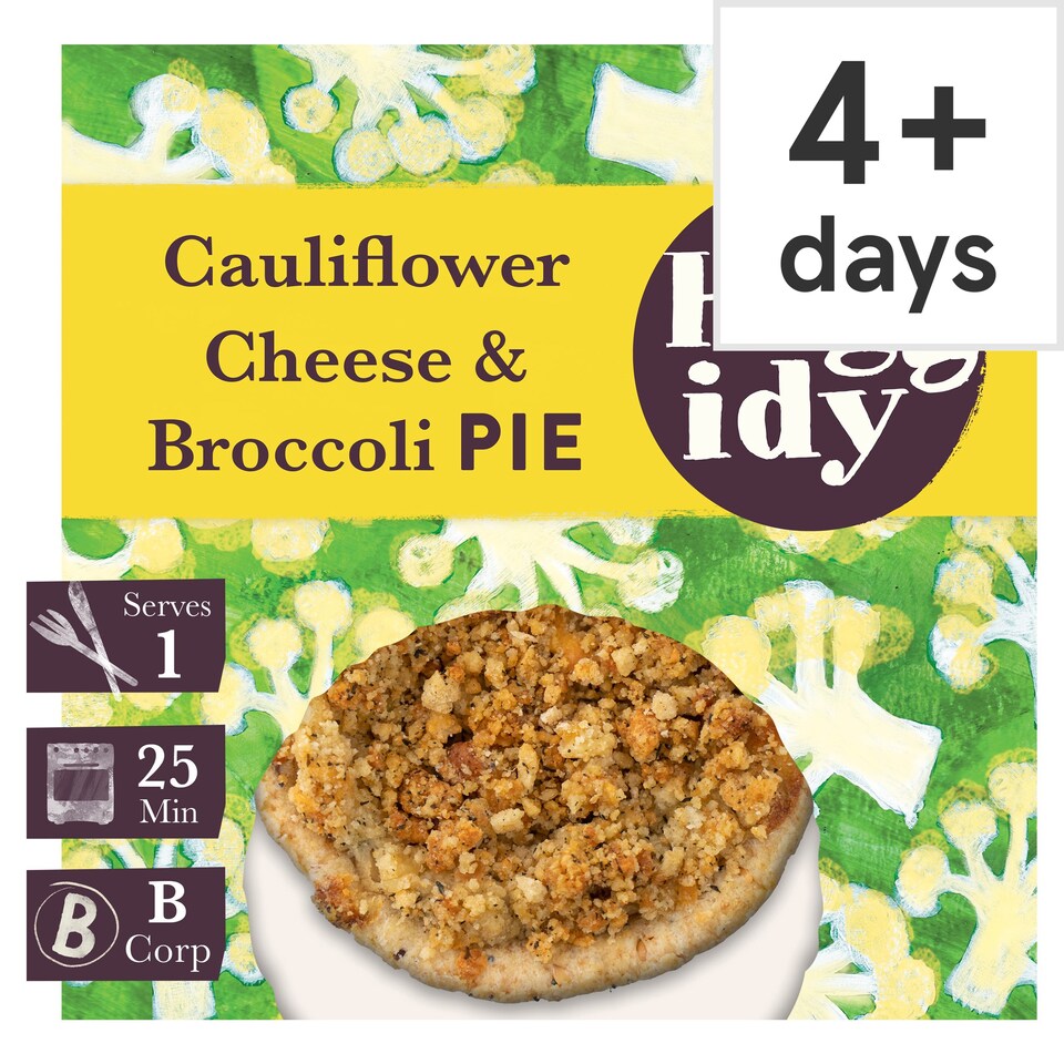 Higgidy Cauliflower Cheese & Broccoli Pie 250g Tesco Groceries