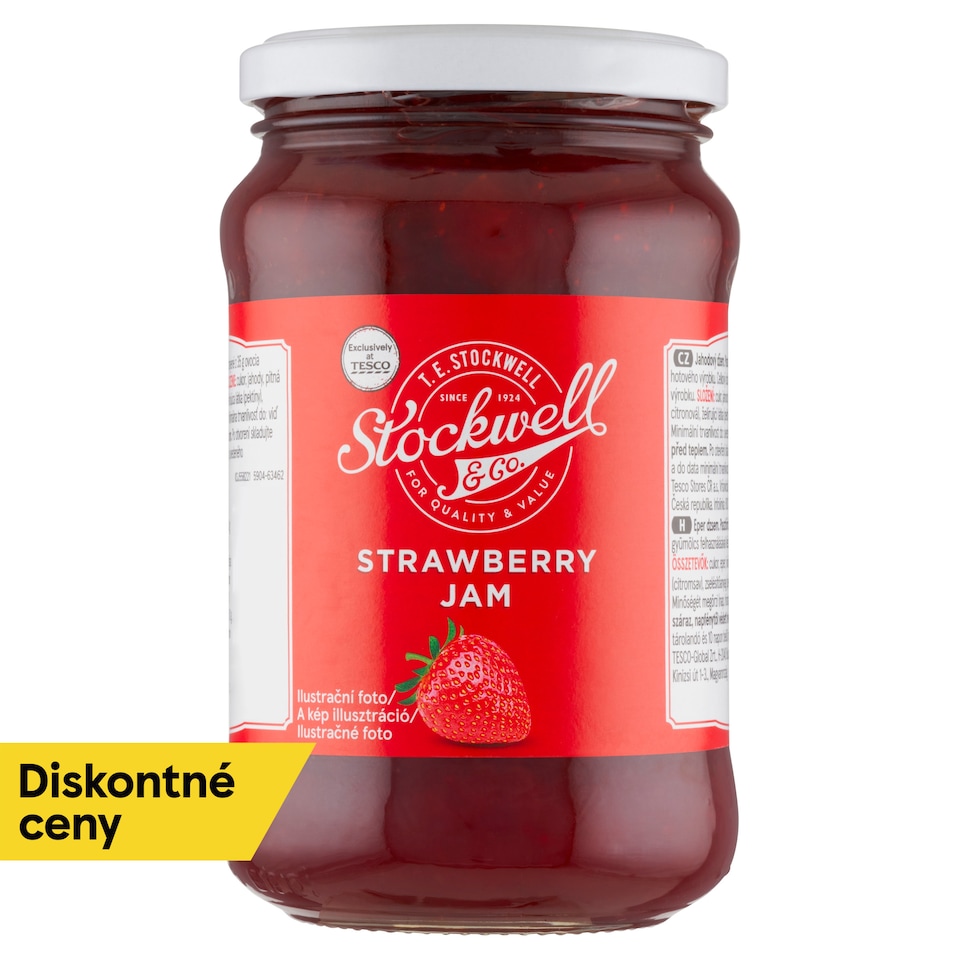 Stockwell & Co. Jahodový džem 450 g