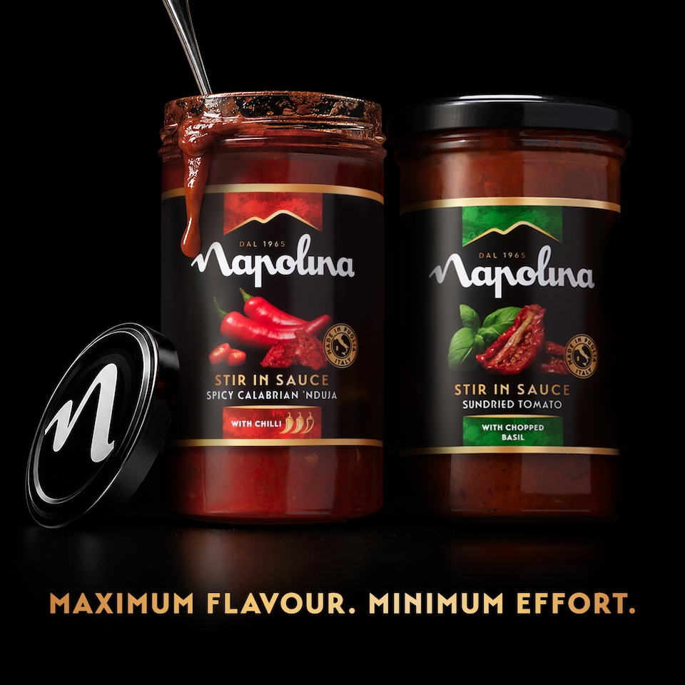 image 1 of Napolina Spicy Calabrian 'Nduja Stir In Sauce with Chilli 250g