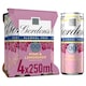 image 1 of Gordon's Pink 0.0 & Lemonade Can 0% Vol 4x250ml