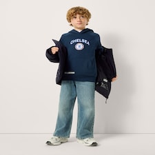 Chelsea FC Cotton Rich Hoodie in Navy