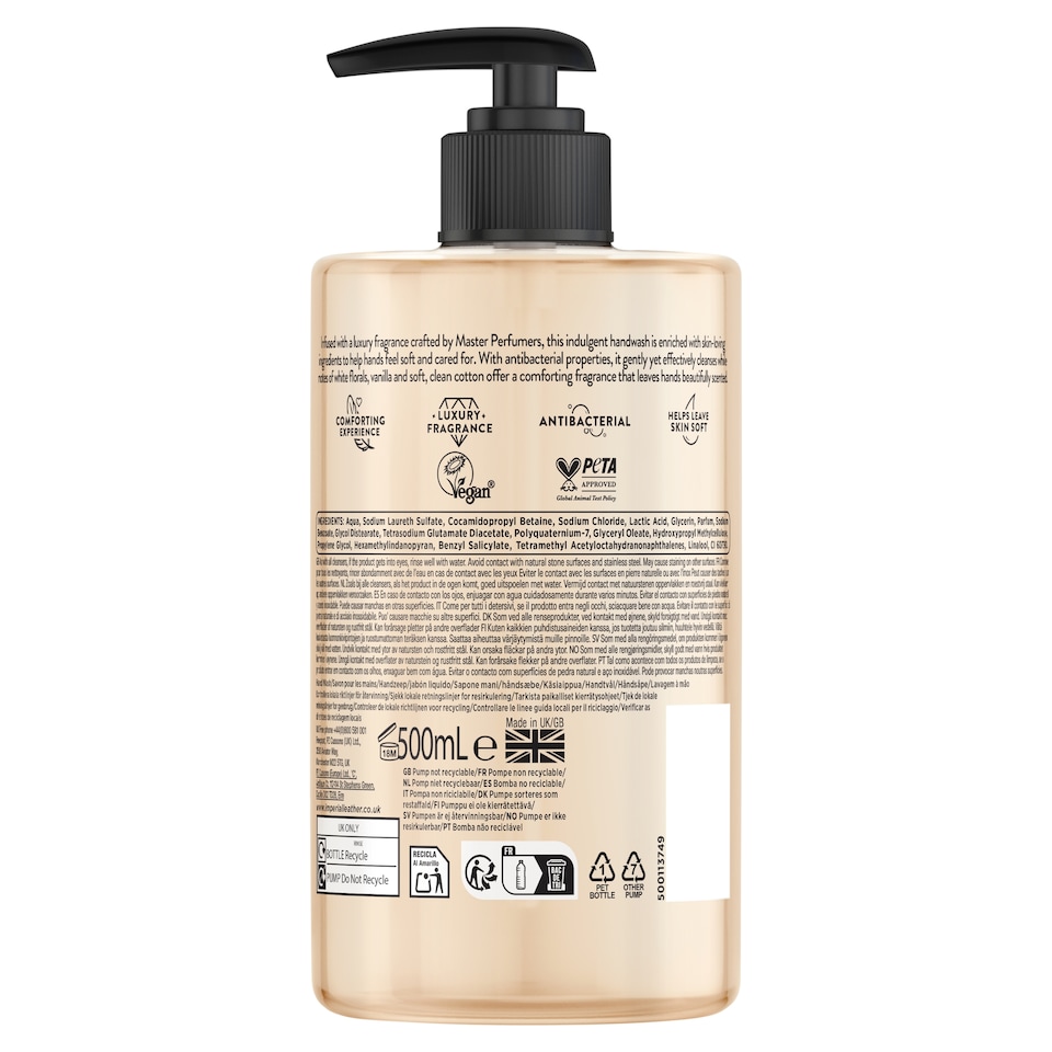 image 1 of Imperial Leather Moisting Flower & Vanilla Wash 500Ml