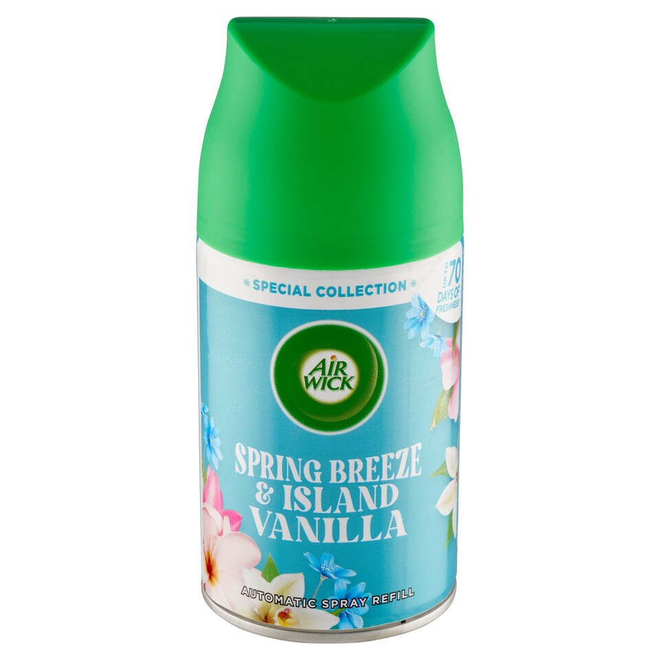 image 1 of Air Wick Freshmatic Automatic Spray Refill Spring Breeze & Island Vanilla 250ml