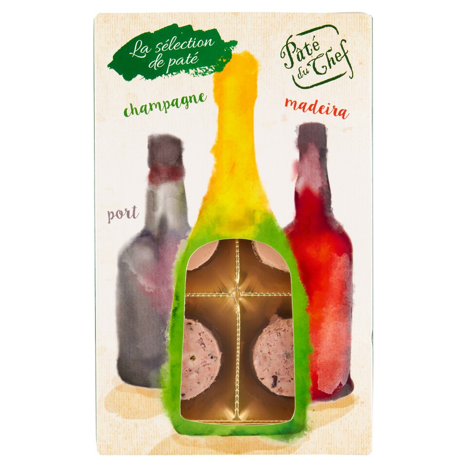 Paté Du Chef Paštiková bonboniéra s vínem 6 x 25g (150g)