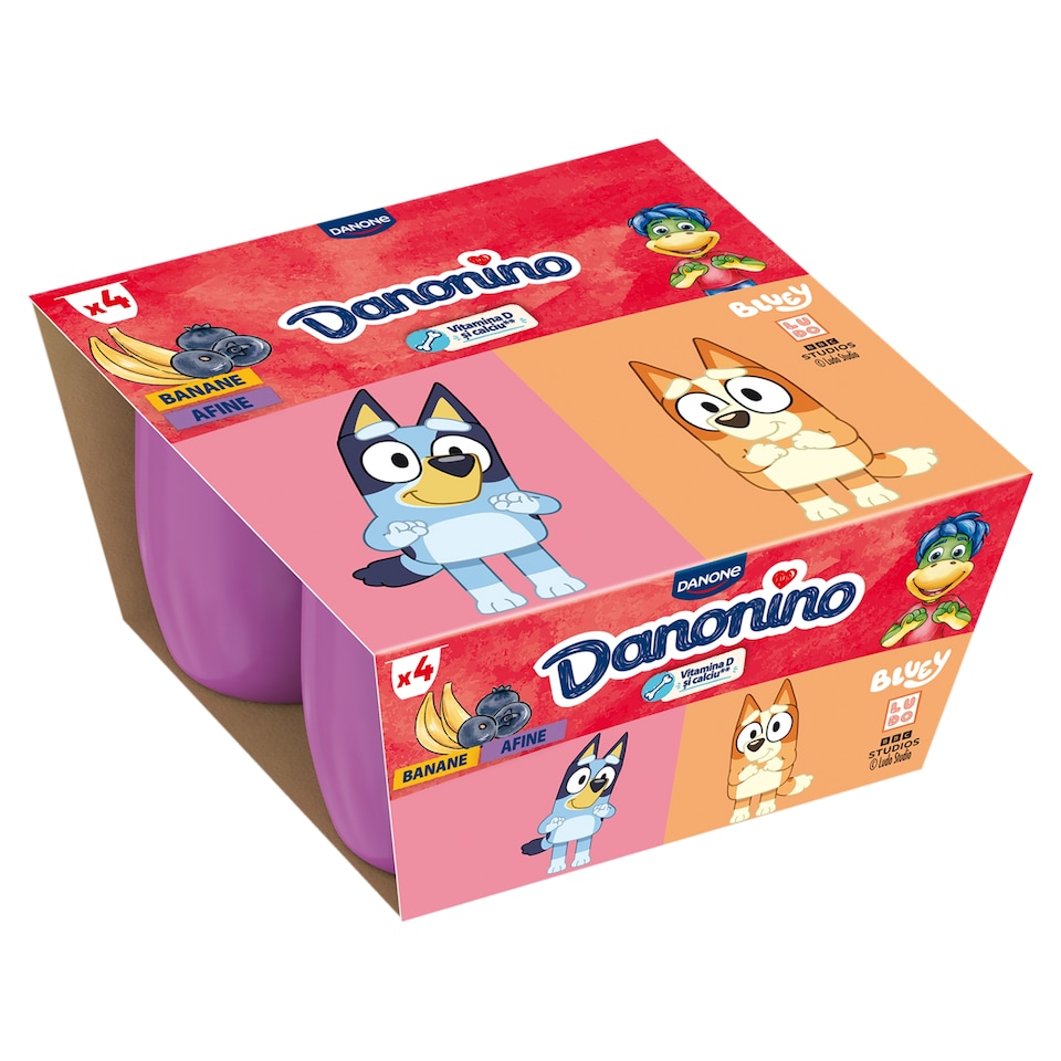 Danone Danonino tejkészítmény hozzáadott kalciummal és D-vitaminnal 4 x 50 g (200 g)