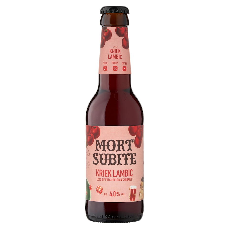 Mort Subite Belgian Sour Cherry Lambic Style Beer Speciality 4% 250 ml