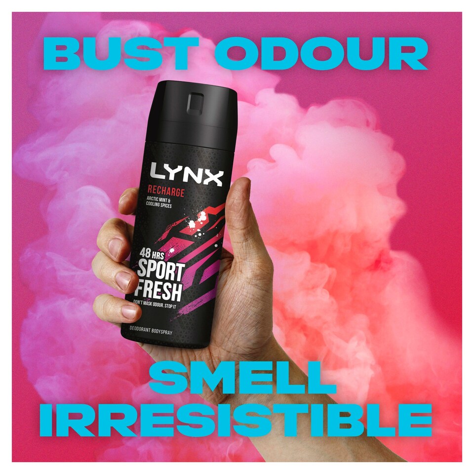 image 1 of Lynx Recharge Sport Fresh 48h Deodorant Bodyspray 150ml