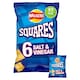 image 1 of Walkers Squares Salt & Vinegar Multipack Crisps 6x22g