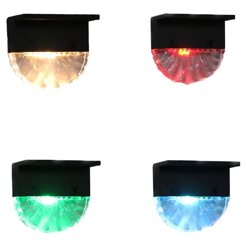 Tesco Solar Multicoloured Fence Lights 3 Pack