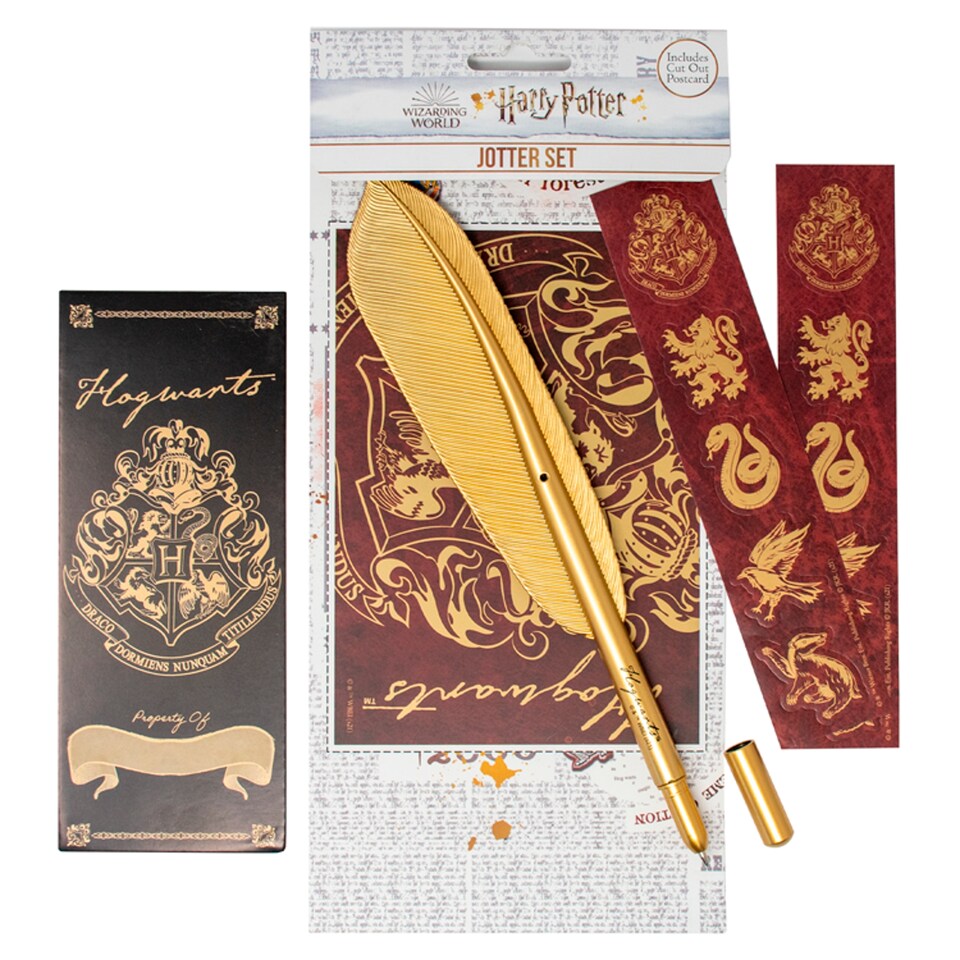 image 1 of Harry Potter Stationery Set Black