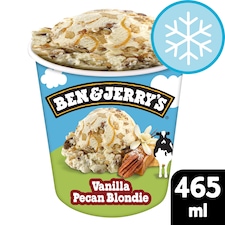 Ben & Jerry's Vanilla Pecan Blondie Ice Cream 465Ml