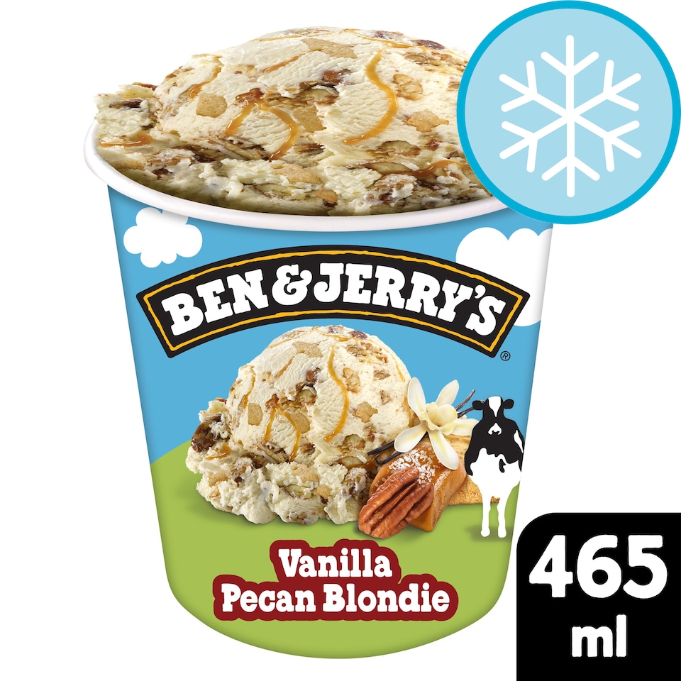 image 1 of Ben & Jerry's Vanilla Pecan Blondie Ice Cream 465Ml
