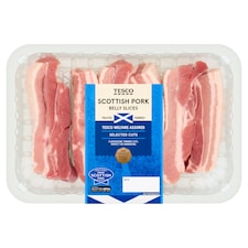 Tesco British Pork Belly Slices 500g