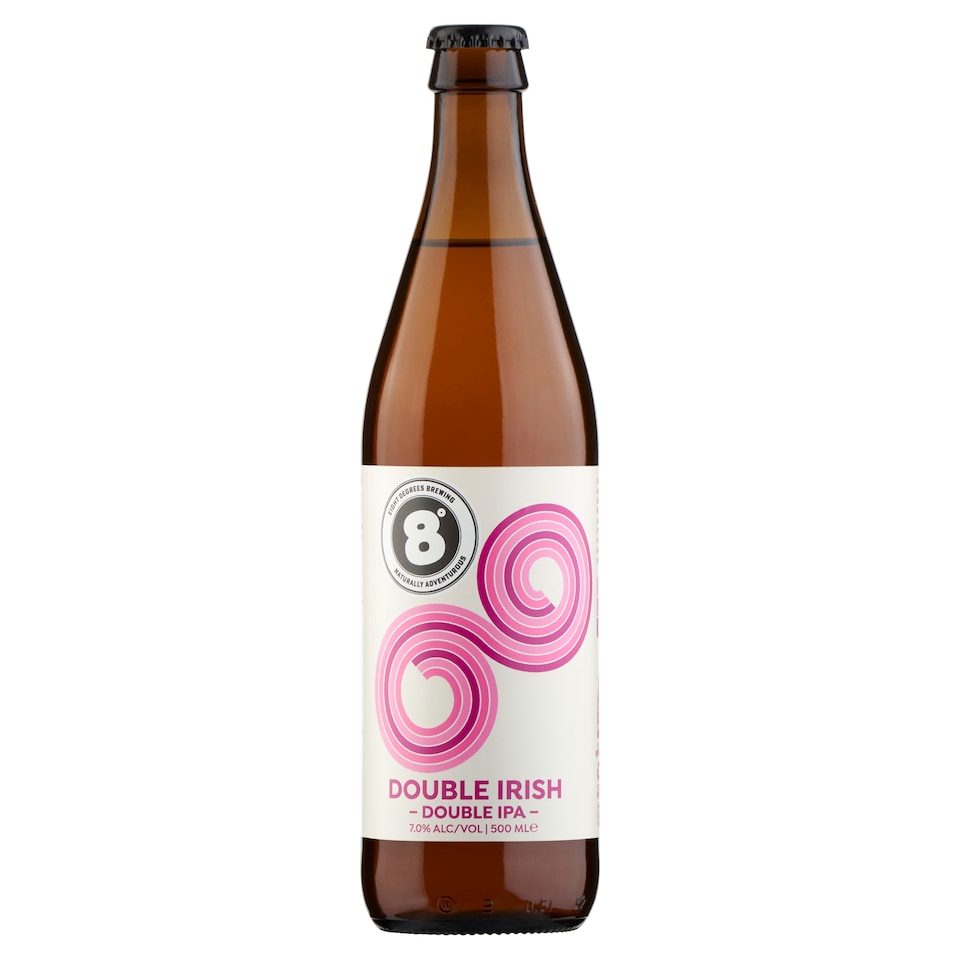 Eight Degrees Double Irish IPA 500ml