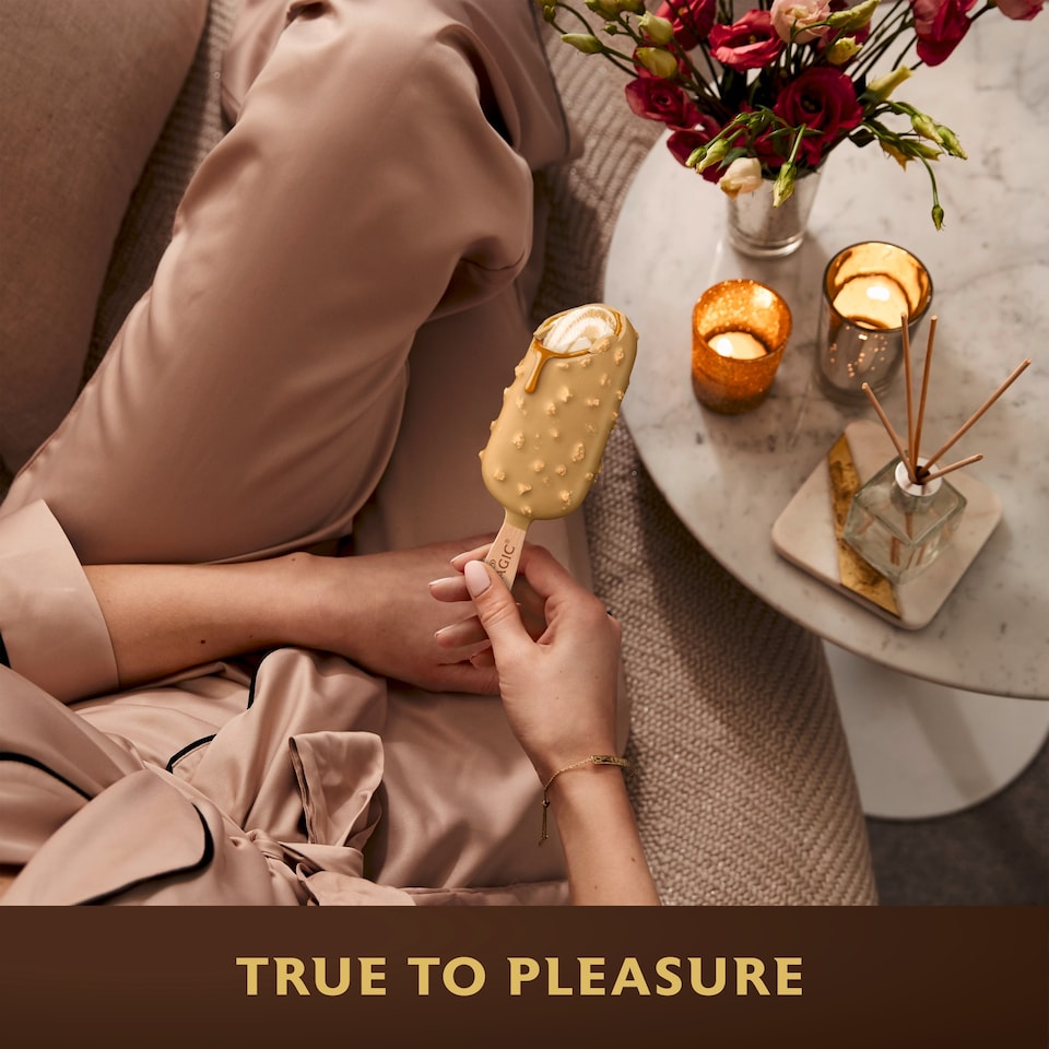 image 1 of Magnum Double Gold Caramel Billionaire Ice Cream Sticks 3x85ml