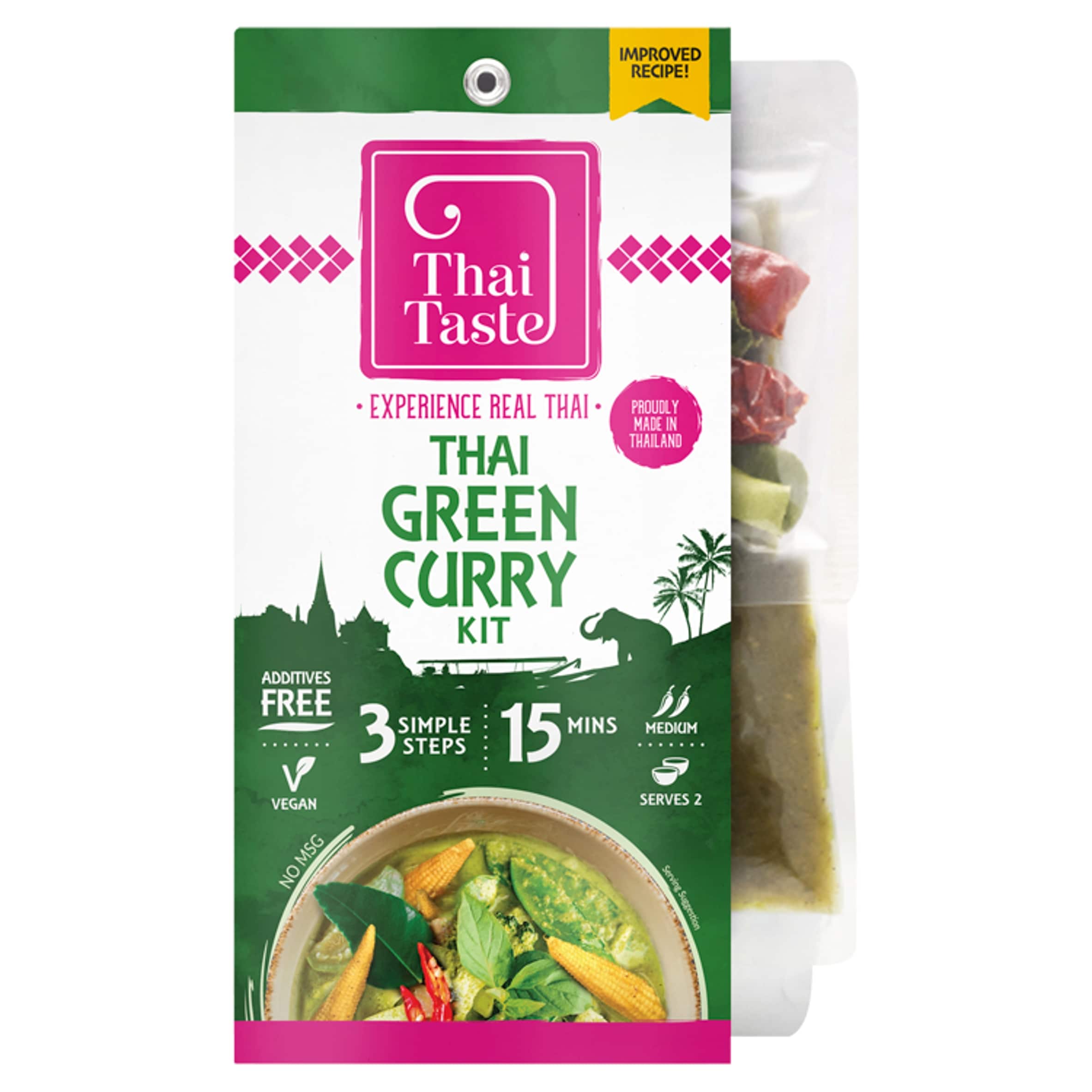 Thai Taste Green Curry Meal Kit 233G - Tesco Groceries