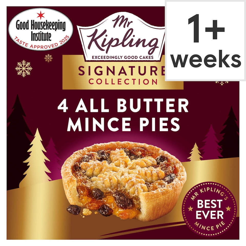 Mr Kipling Signature Collection 4 All Butter Mince Pies