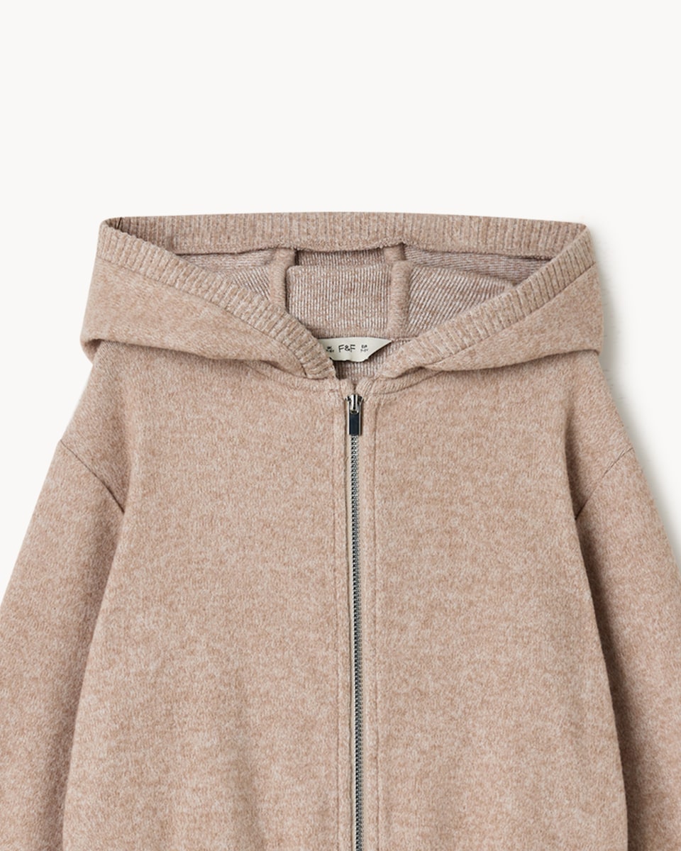 image 1 of F&F Girls Hoodie and Trousers Set in Neutral