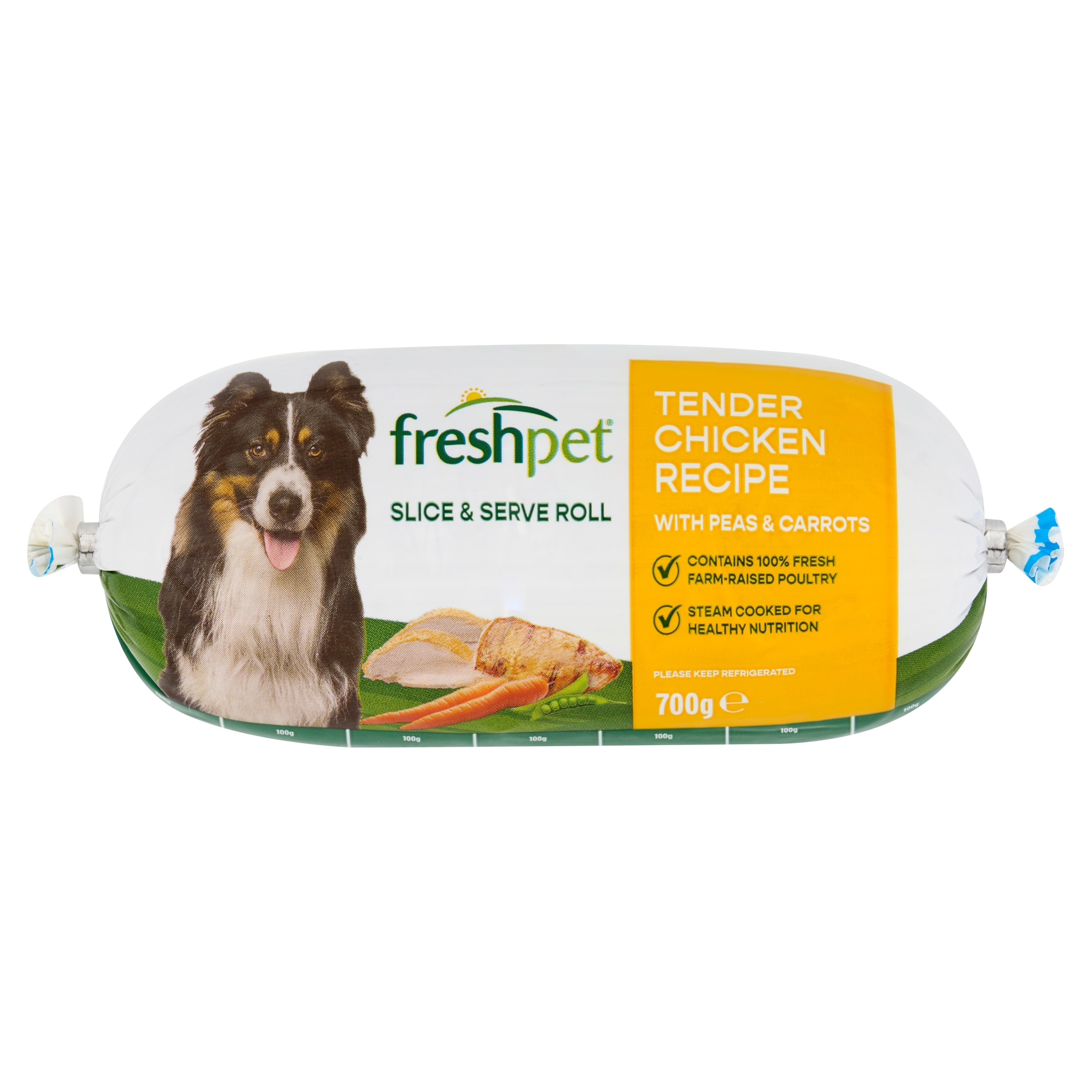Freshpet Tender Chicken with Peas & Carrots Fresh Dog Food Roll 700g
