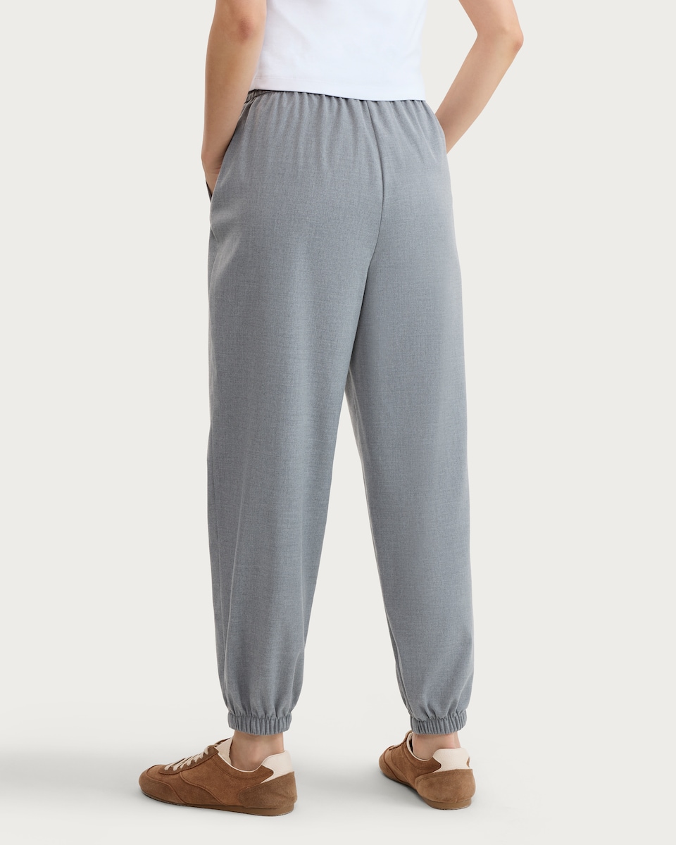 image 1 of F&F Cuffed Co-ord Trousers in Grey