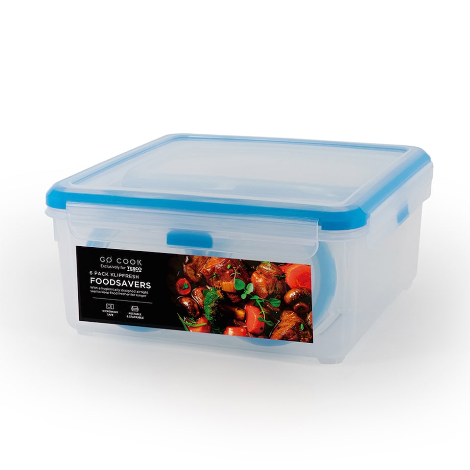 image 1 of Go Cook Klipfresh Food Storage 6 Pack