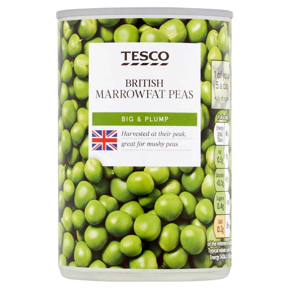 Tesco Marrow Fat Peas 300G