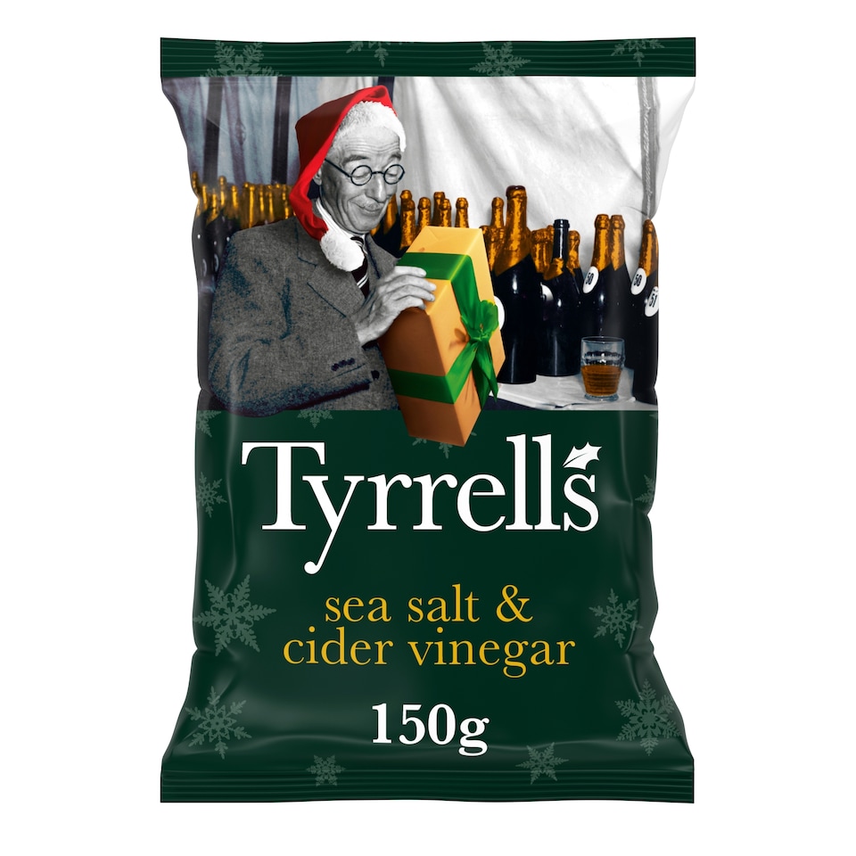 image 1 of Tyrrells Sea Salt & Cider Vinegar Sharing Crisps 150g