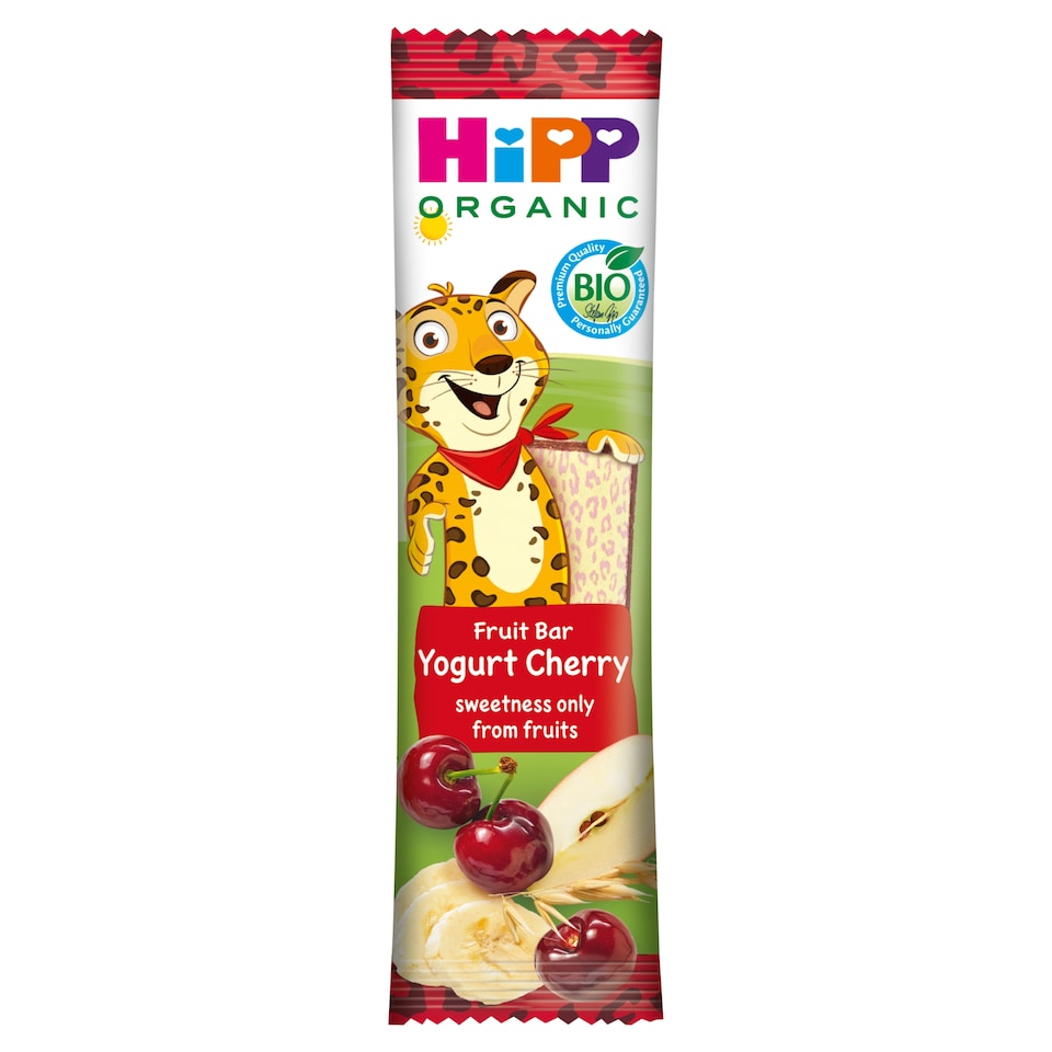 HiPP bio gyümölcsszelet joghurt-meggy banánban 1 éves kortól 23 g 