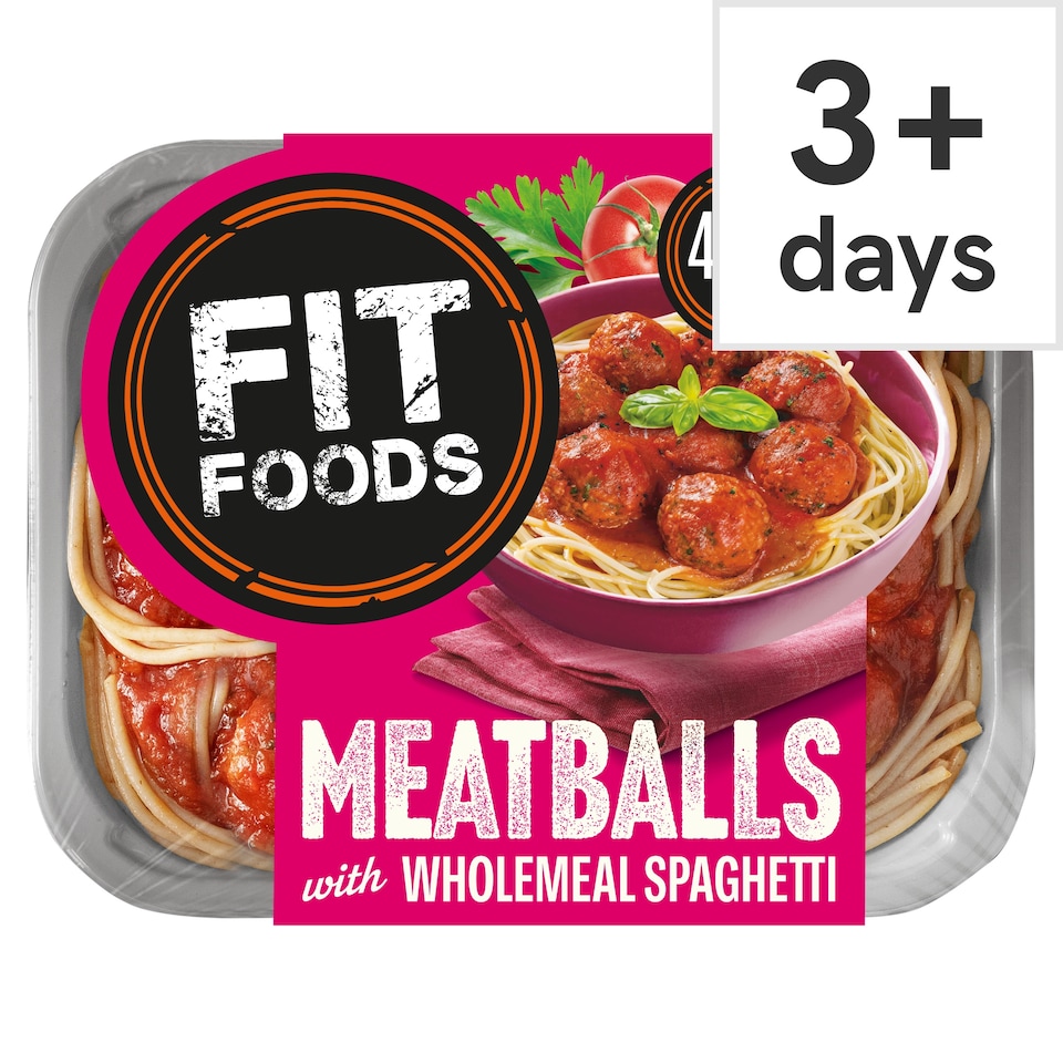 Fit Foods Meatballs with Wholemeal Spaghetti 400g