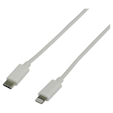 Tesco Lightning to USB C Cable 1m White