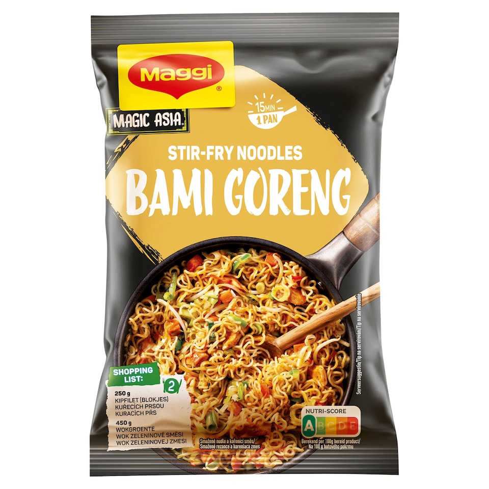 MAGGI Nudle z pánve Bami Goreng, sáček 185g
