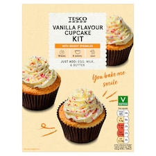 Tesco Vanilla Cupcake Mix 290G